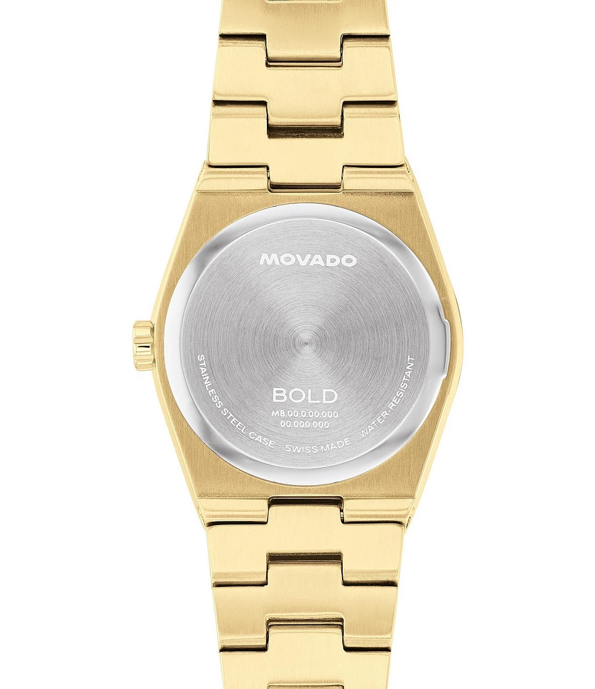Movado Women's Bold Quest Mini Quartz Analog Stainless Steel Bracelet Watch