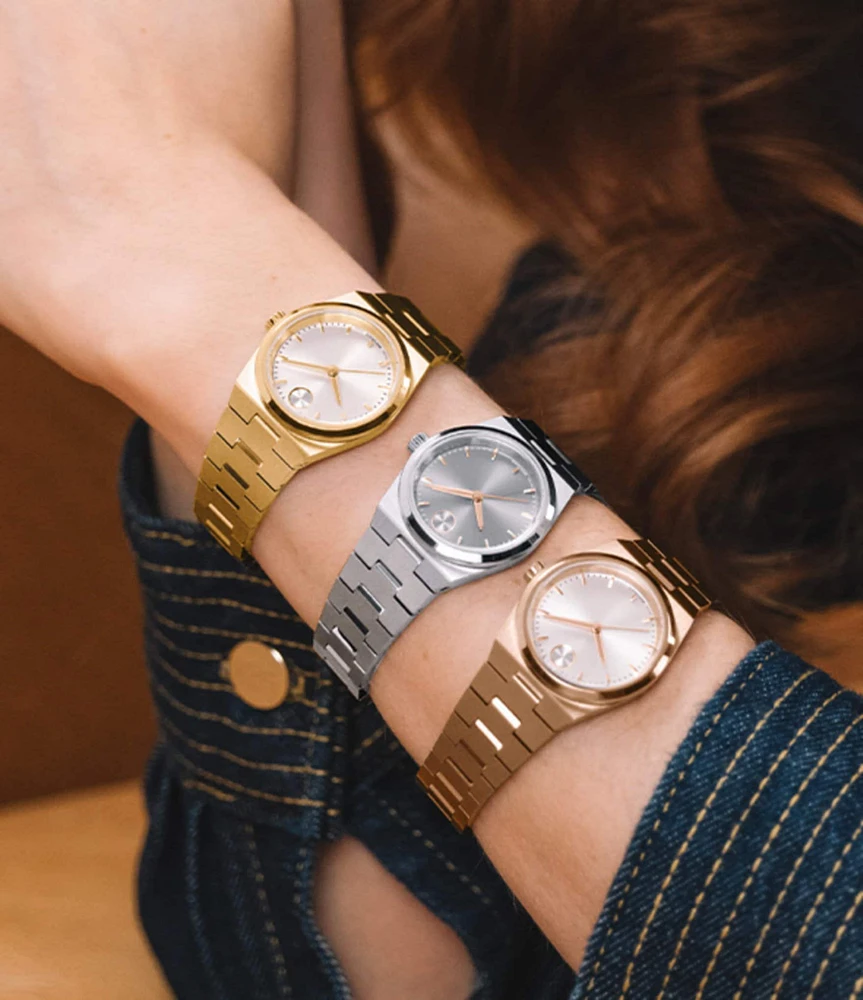 Movado Women's Bold Quest Mini Quartz Analog Stainless Steel Bracelet Watch