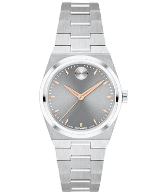 Movado Women's Bold Quest Mini Quartz Analog Stainless Steel Watch