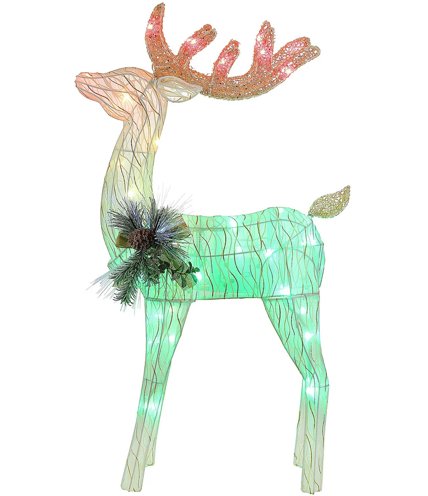 Mr. Christmas 3-ft. Outdoor Animated Fiber-Optic Reindeer
