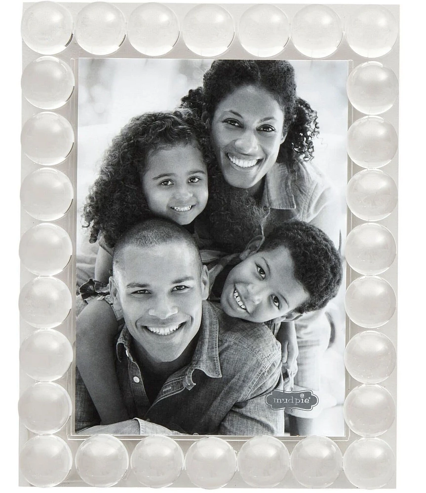 Mud Pie Classic Home Collection Beaded Picture Frame