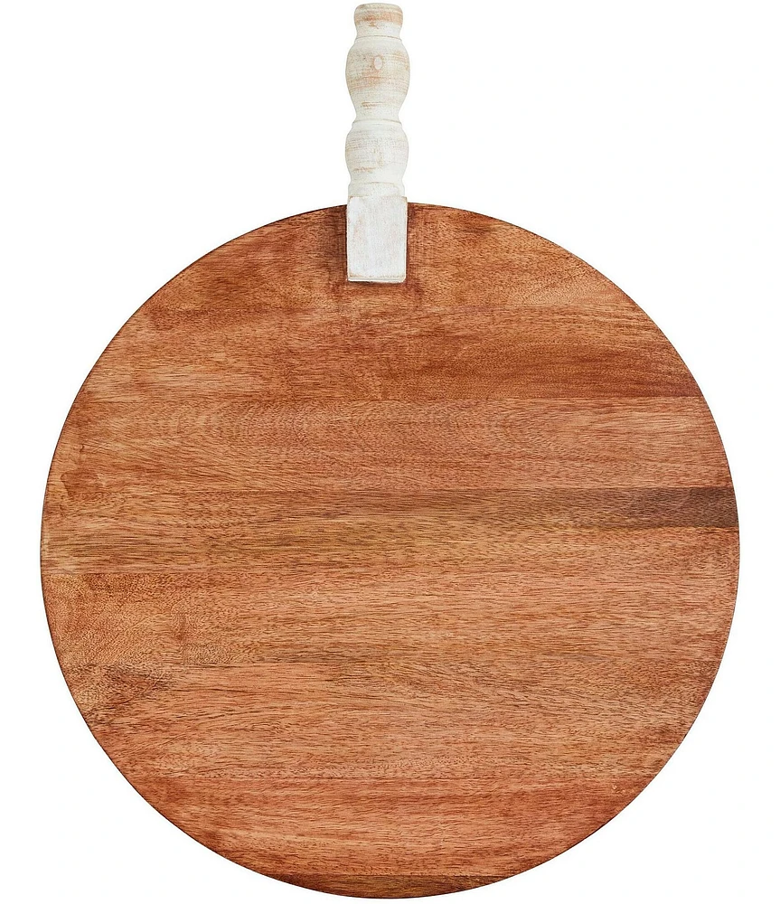 Mud Pie Farmstead Banister Round Handle Board