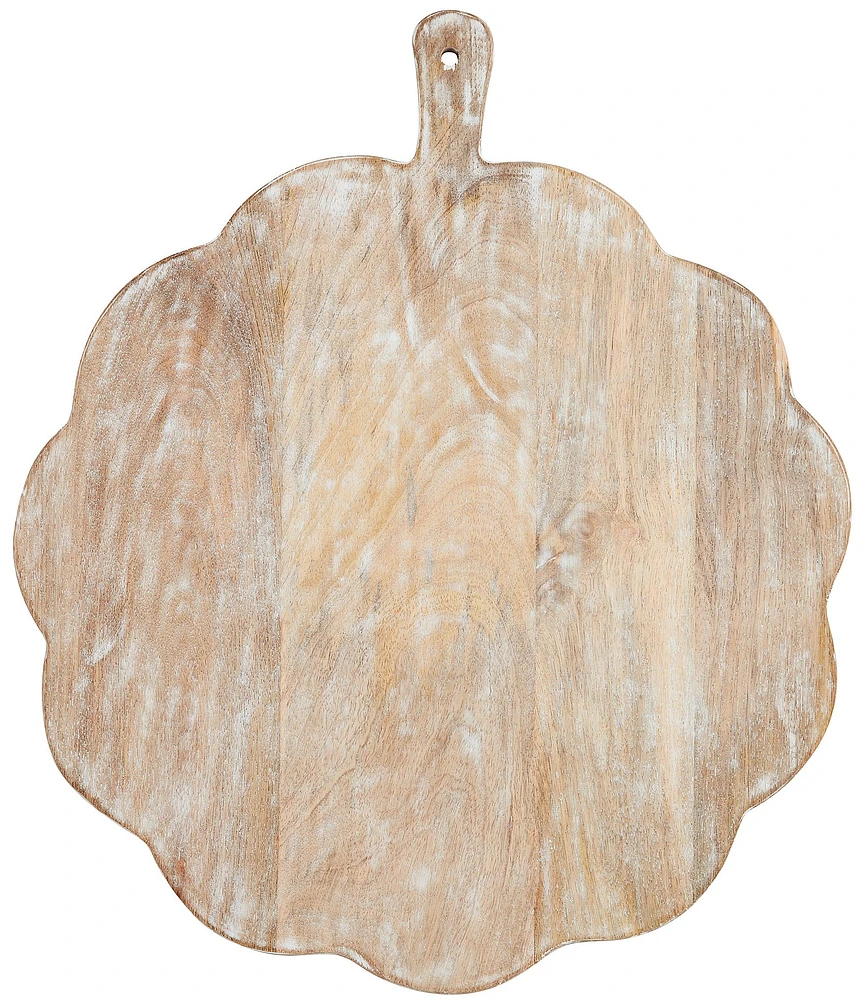 Mud Pie Happy Everything Large Scallop Cheese Board