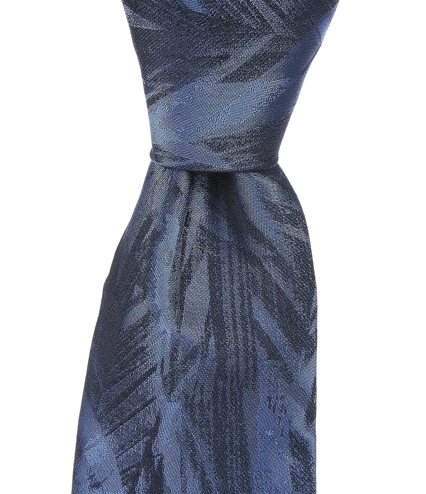 Murano Abstract Botanical 2 3/4#double; Silk Tie