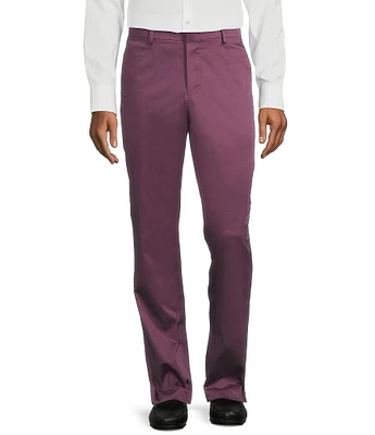 Murano Alex Slim Fit Sateen Suit Separates Plum Dress Pants