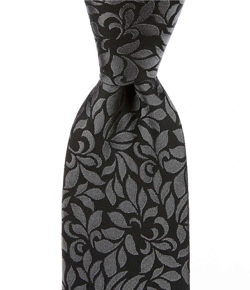 Murano Baroque Floral 2 3/4#double; Woven Silk Tie