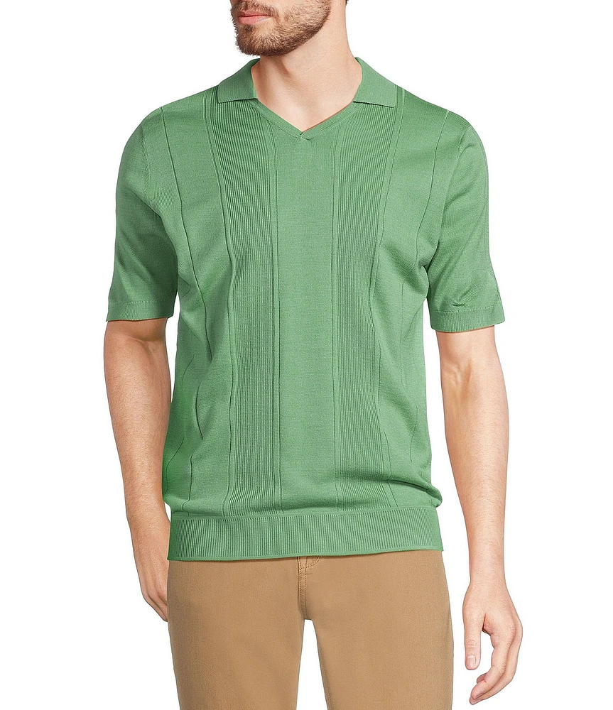 Murano Big & Tall Modern Performance Solid Short Sleeve Pullover