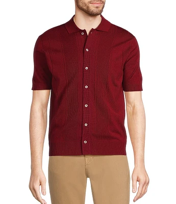 Murano Big & Tall Short Sleeve Coatfront Shirt