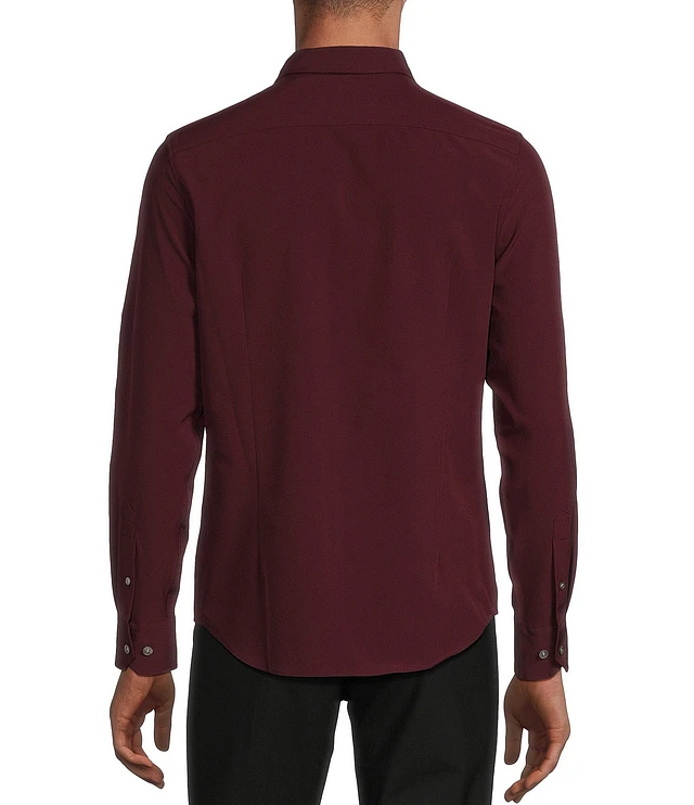 Murano Big & Tall Slim-Fit Performance Stretch Long Sleeve Woven Shirt |  Liberty Center