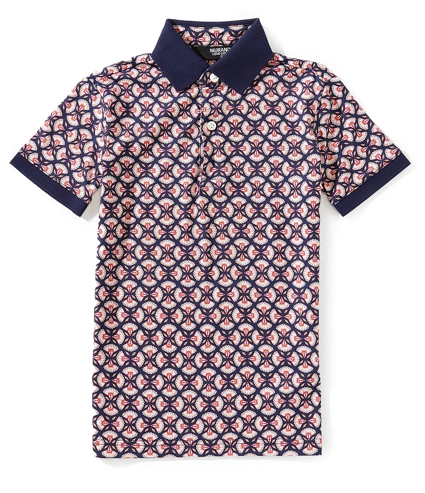 Murano Big Boys Fans Print Polo Shirt