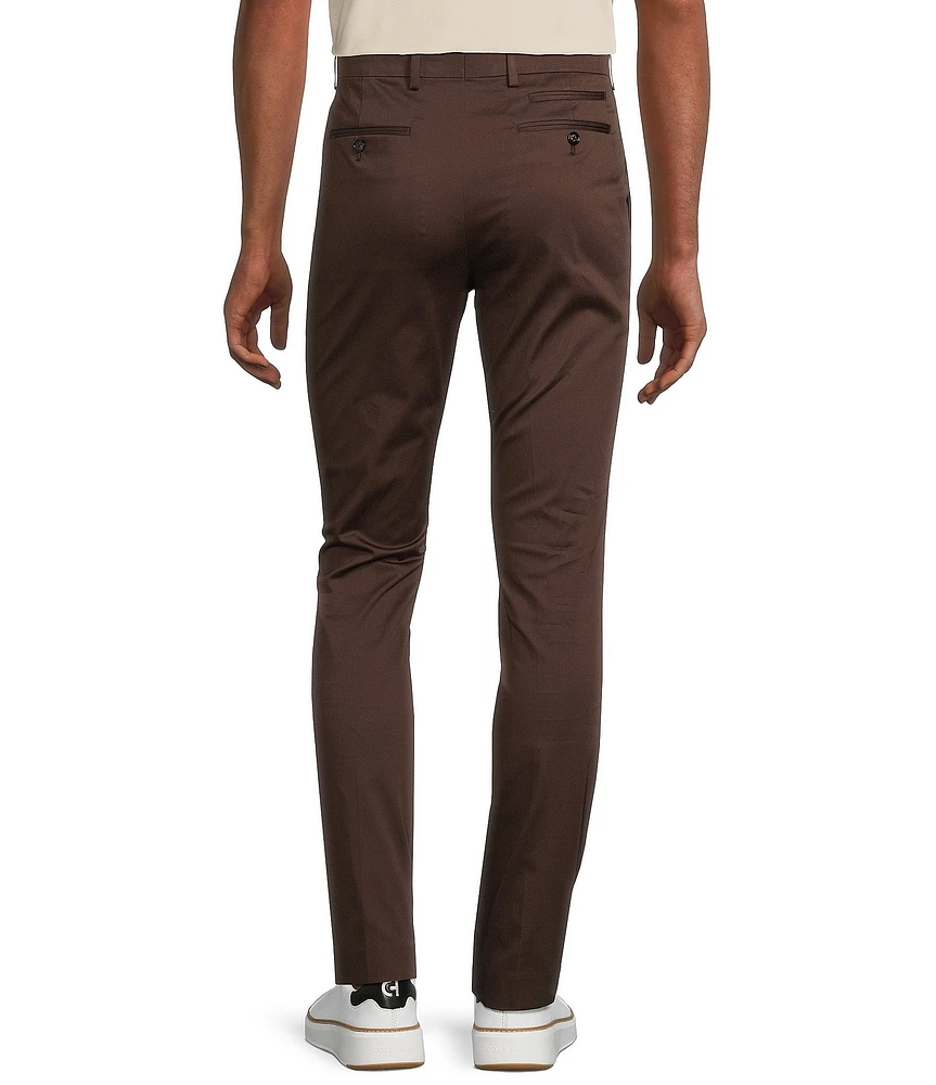 Murano Crocodile World Collection Evan Extra Slim Fit Sateen Suit Separates Dress Pants