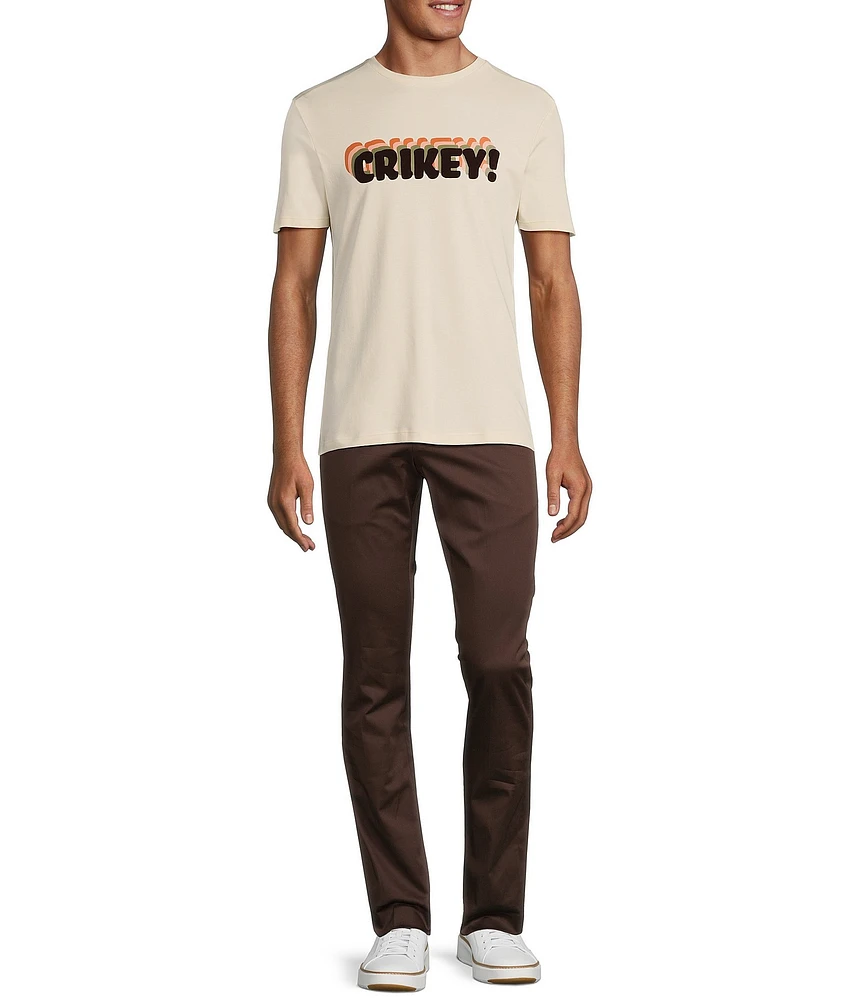 Murano Crocodile World Collection Evan Extra Slim Fit Sateen Suit Separates Dress Pants