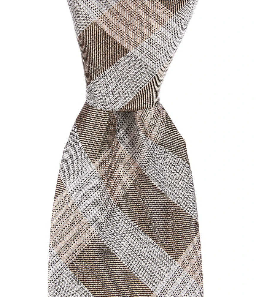 Murano Robinson Plaid 2 3/4#double; Silk Tie