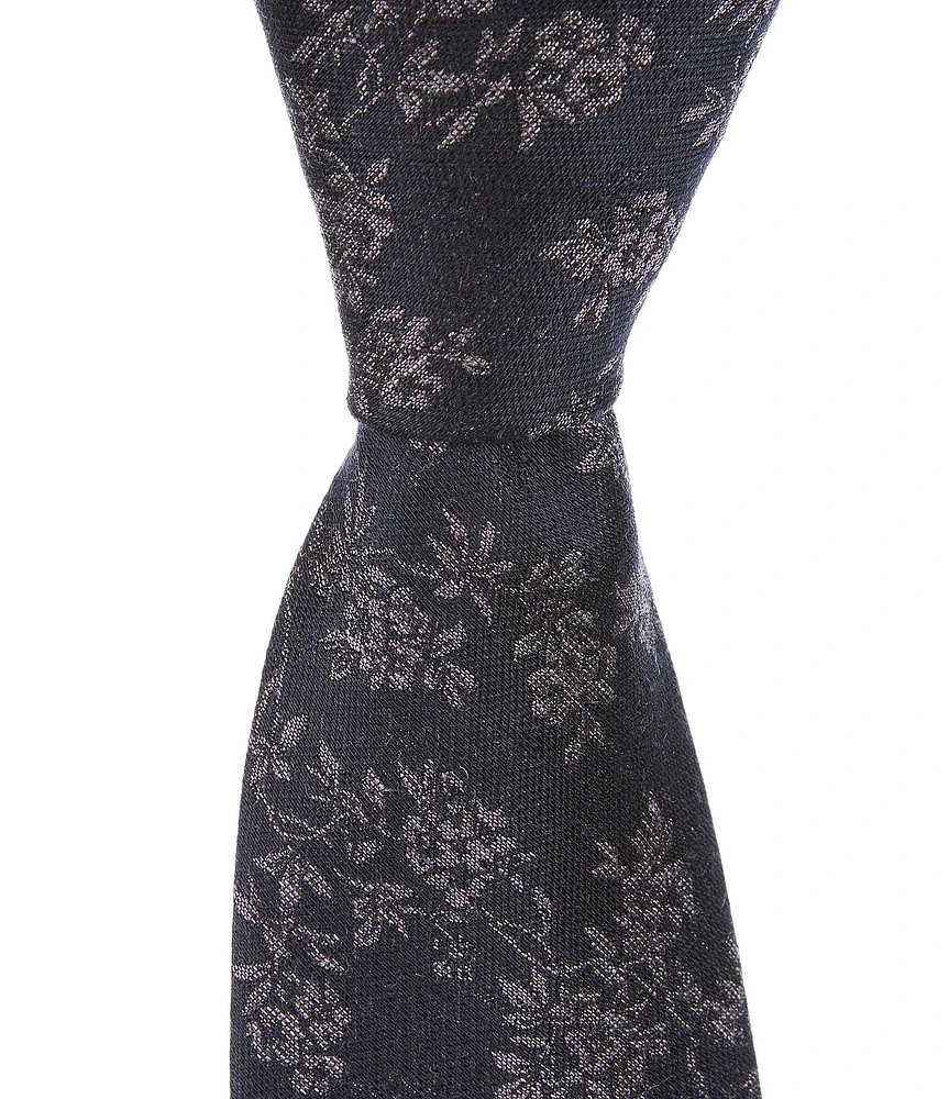 Murano Stemmed Florals 2 3/4#double; Silk Tie