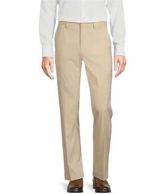 Murano Wardrobe Essentials Alex Slim Fit TekFit Waistband Suit Separates Flat Front Dress Pants