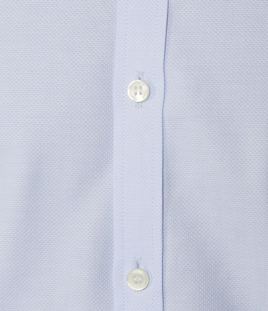 Murano Wardrobe Essentials Solid Dobby Stretch Long Sleeve Woven Shirt