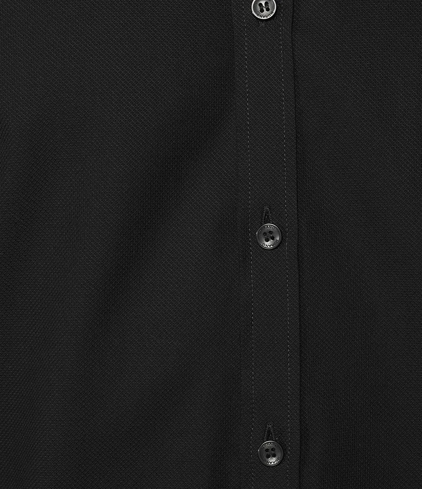Murano Wardrobe Essentials Solid Dobby Stretch Long Sleeve Woven Shirt