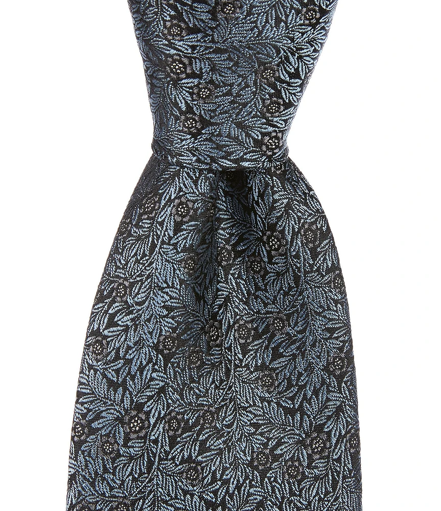 Murano Wyn Hidden Flowers 3 1/8#double; Silk Tie