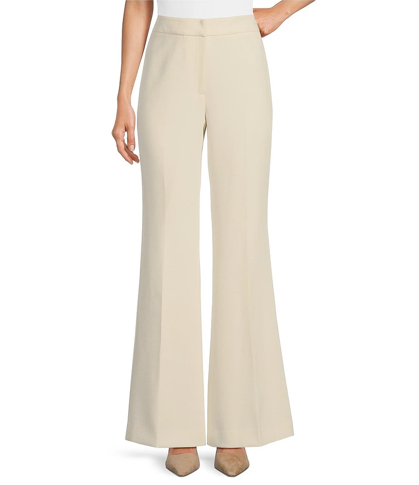 Muse by Marchesa Coordinating Rosalie Stretch Crepe Flare Leg Pants