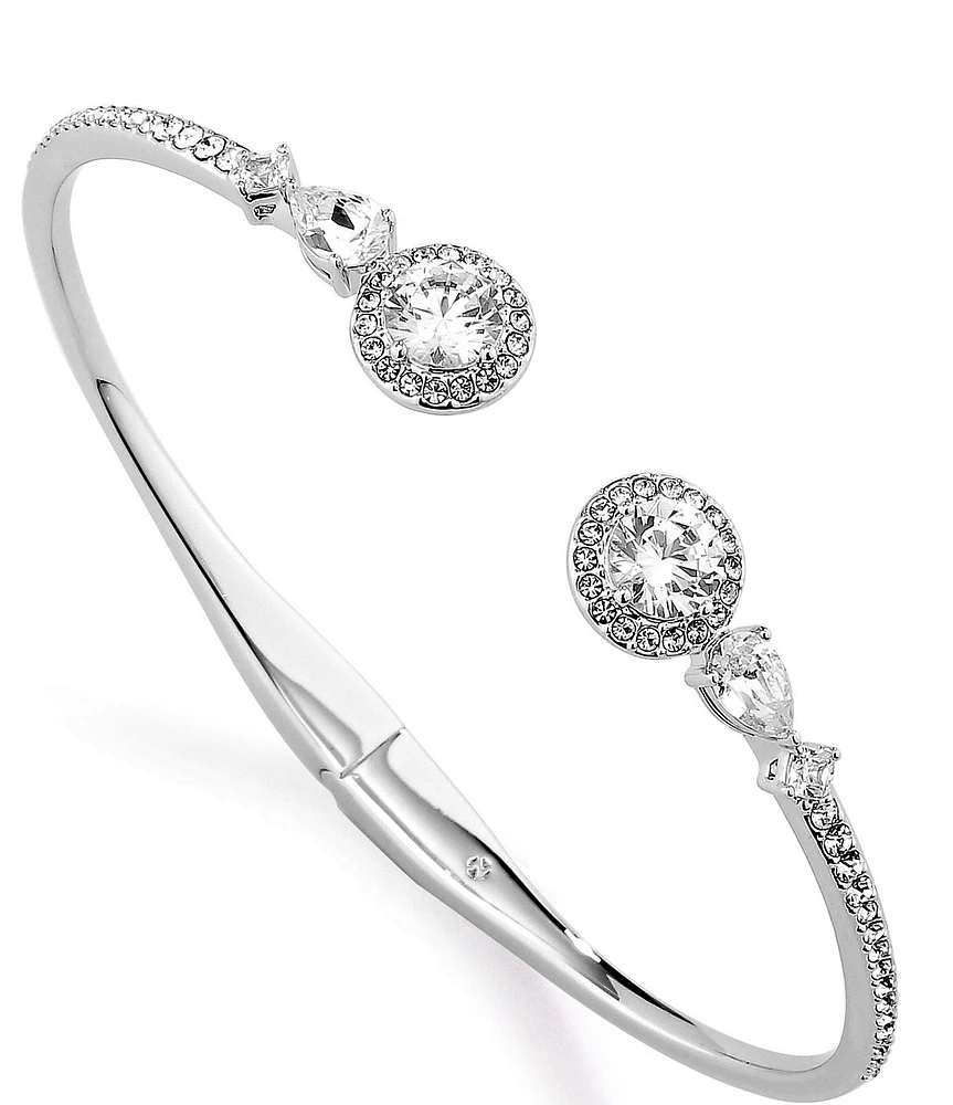 Nadri Cubic Zirconia Crystal Hinge Bracelet