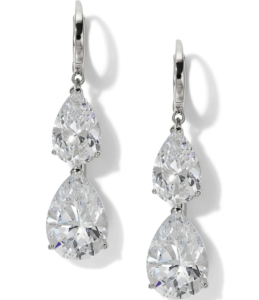 Nadri Farrah Crystal Linear Earrings