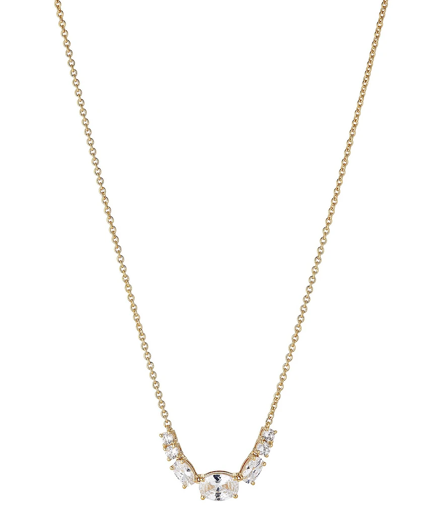 Nadri Mini Crystal Frontal Collar Necklace