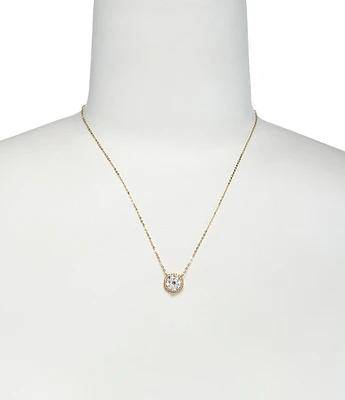 Nadri Round Cubic Zirconia Pendant Necklace