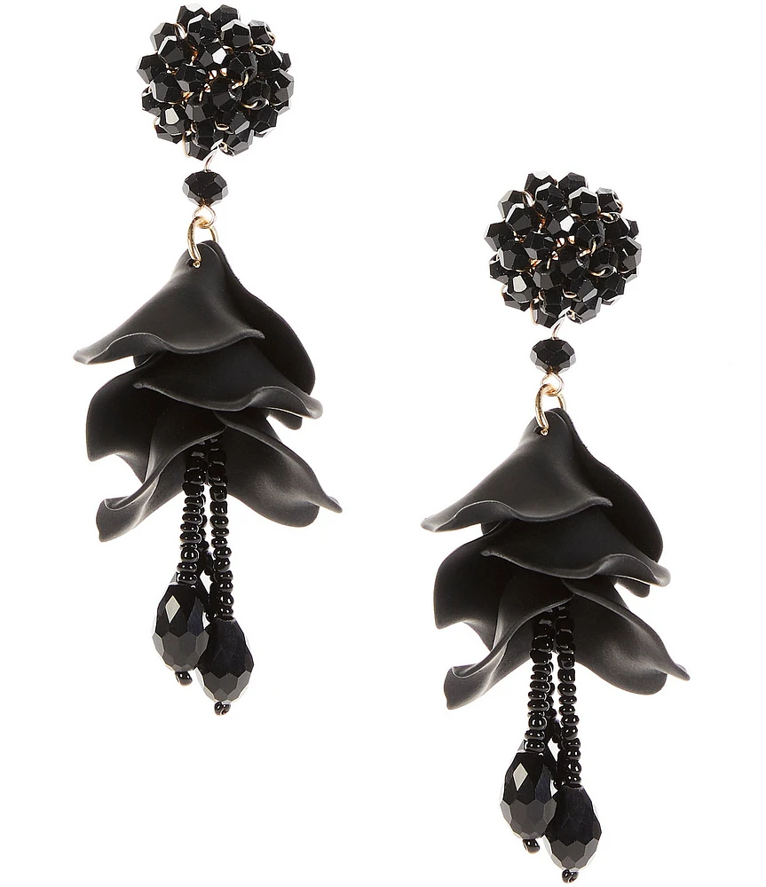 Natasha Accessories Old Oscar Statement Drop Earrings