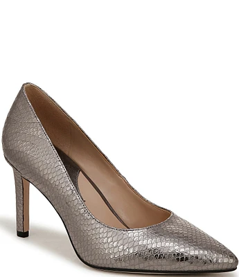 Naturalizer 27 Edit Adele Embossed Leather Pointed Toe Pumps