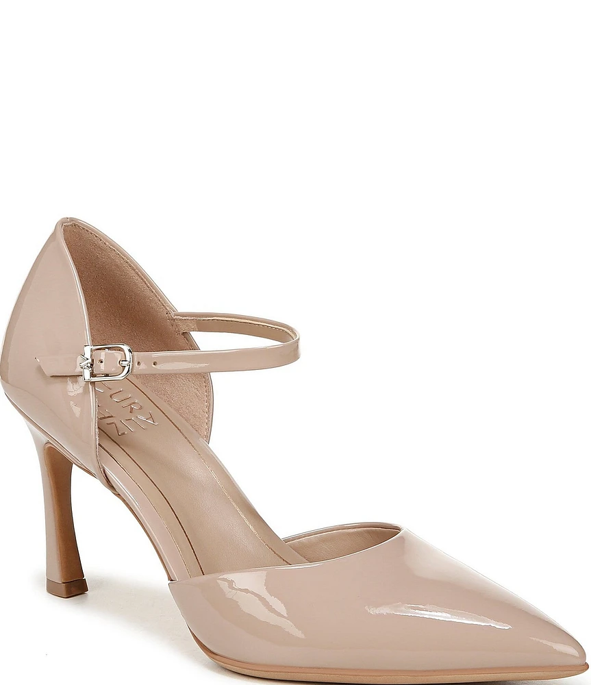 Naturalizer Amber Patent Pointed Toe Mary Jane Pumps