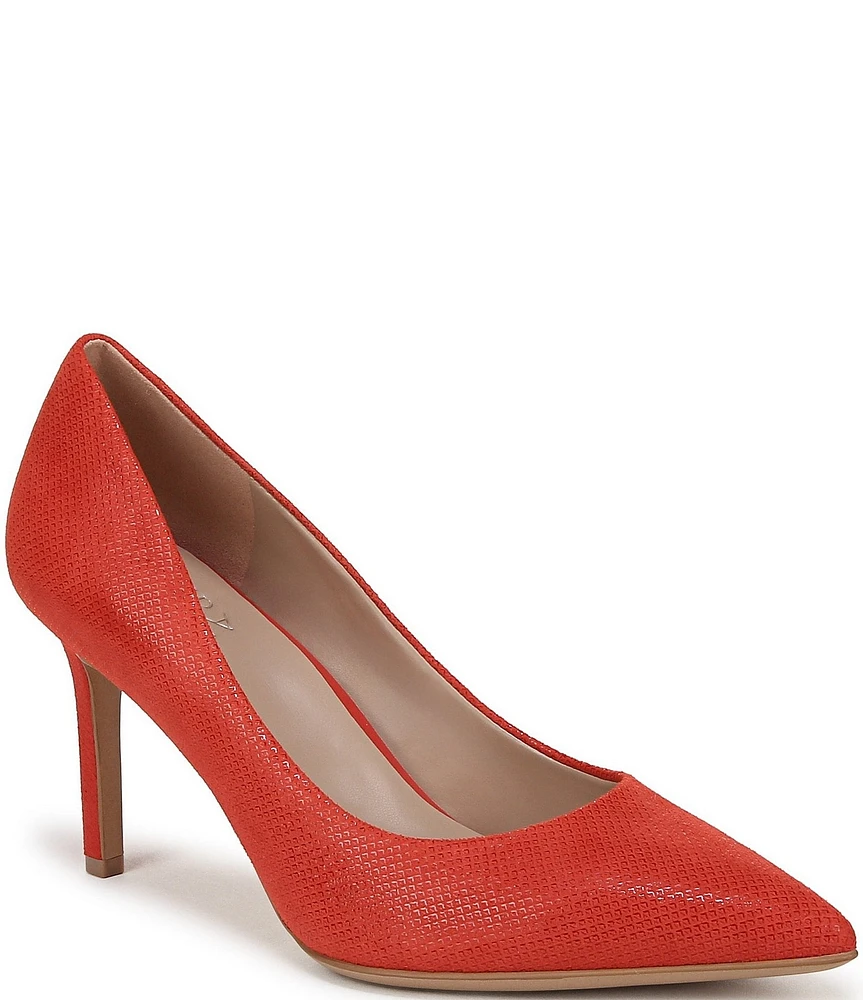 Naturalizer Anna Glossy Embossed Suede Pumps