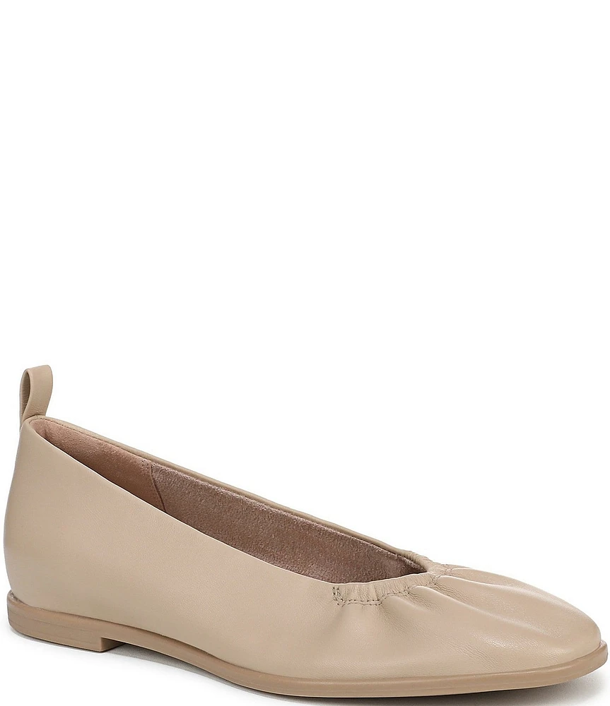 Naturalizer Estie Gathered Leather Ballet Flats