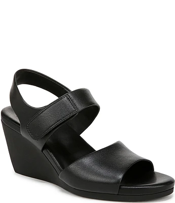 Naturalizer Imani Leather Wedge Sandals