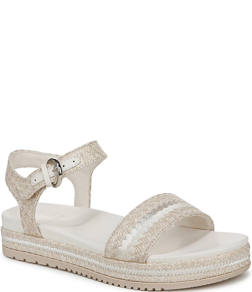 Naturalizer Neila 2 Raffia Platform Sandals