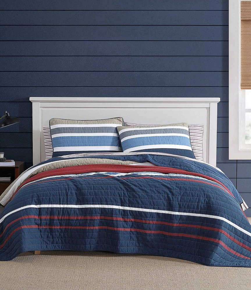 Nautica Bradford Cotton Reversible Quilt Mini Set
