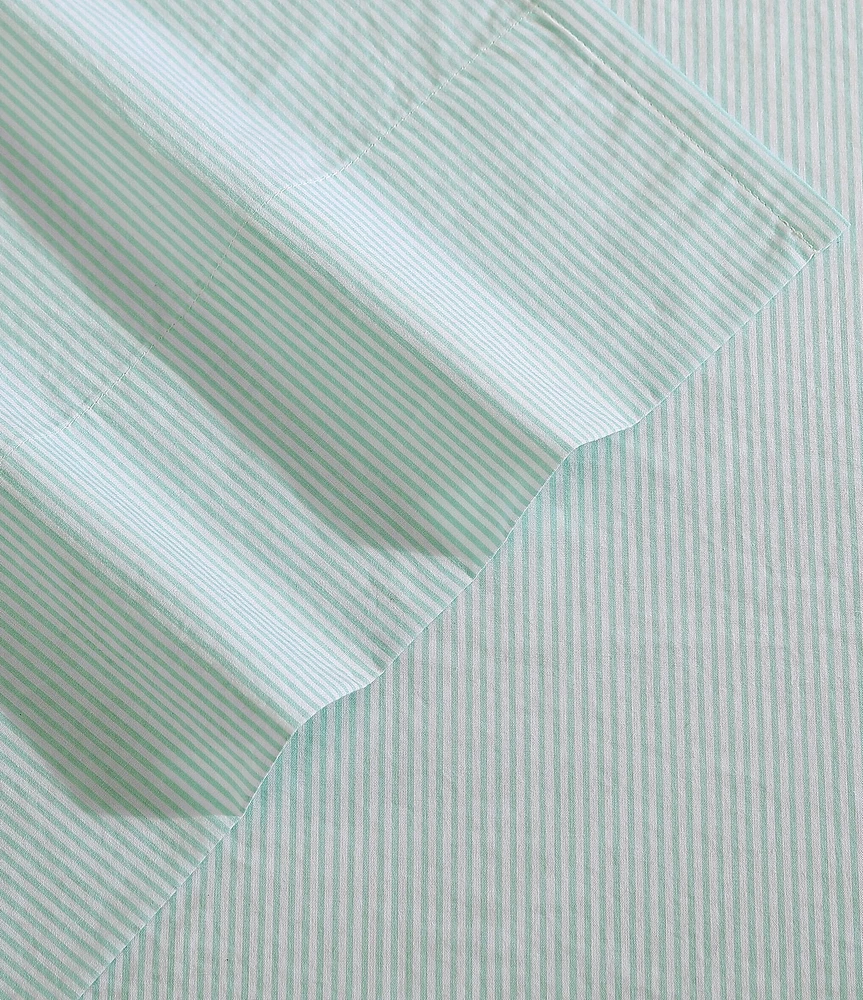 Nautica Penny Pinstripe Cotton Percale Sheet Set