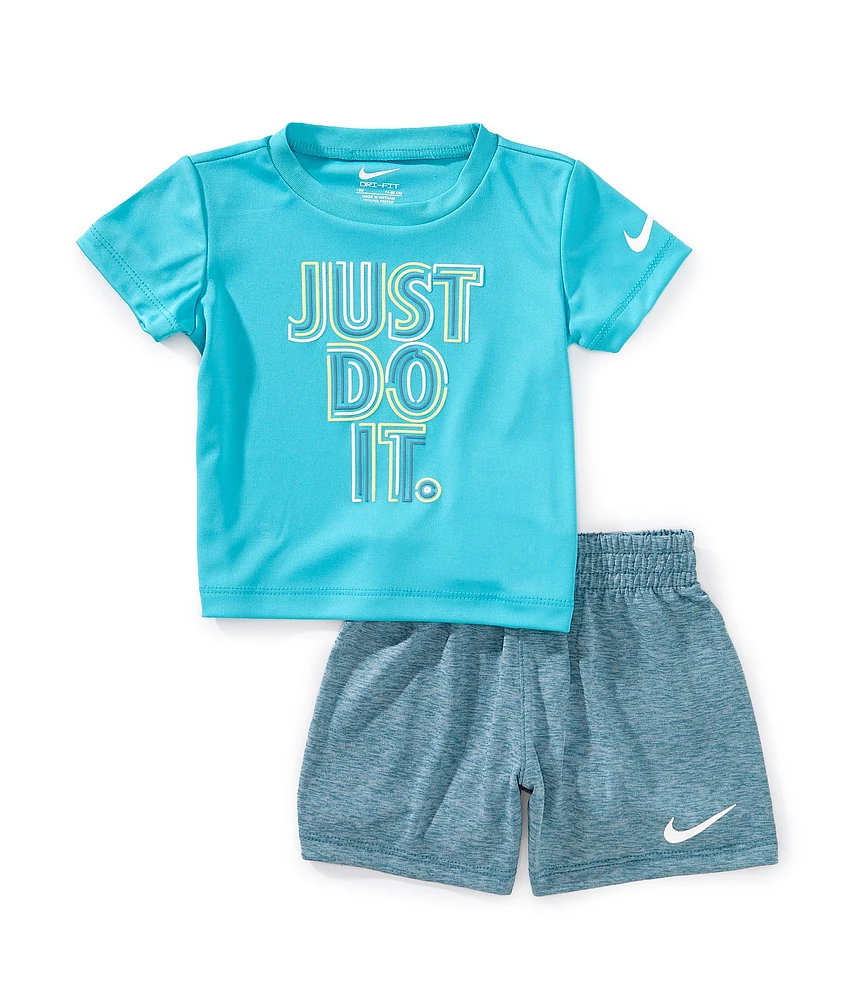 Nike Baby Boys Short-Sleeve Just Do It T-Shirt & Coordinating Shorts Set