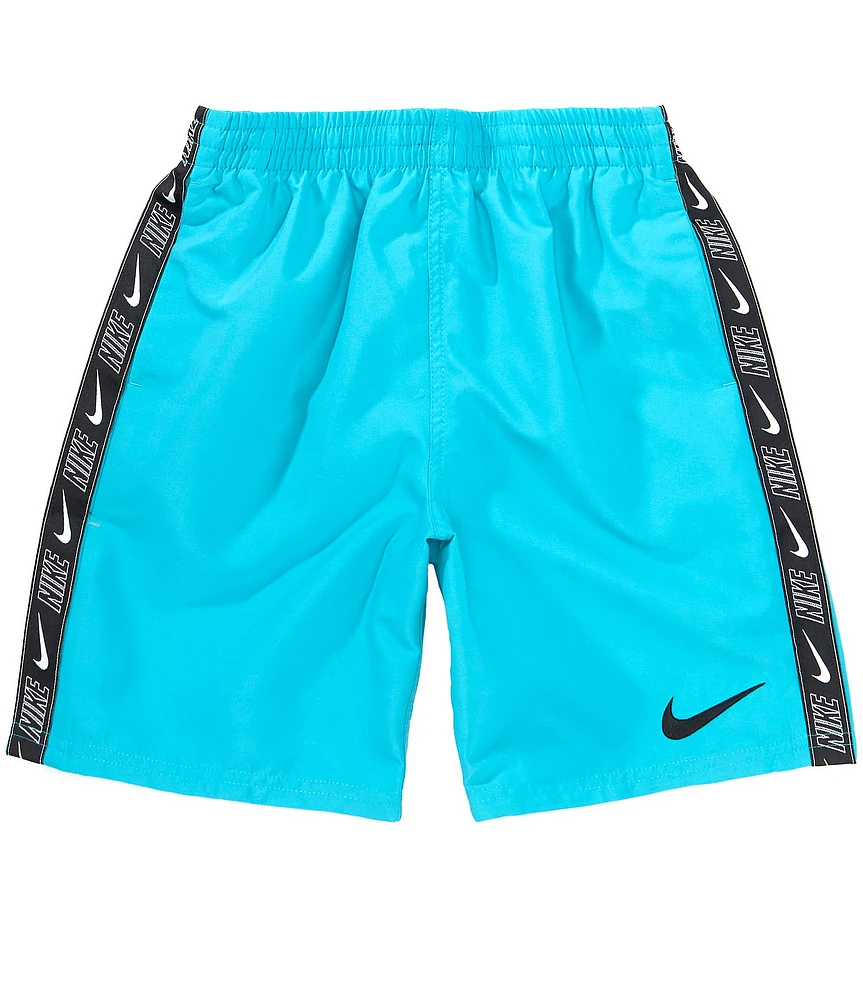 Nike Big Boys Logo Tap Lap 7#double; Inseam Volley Shorts