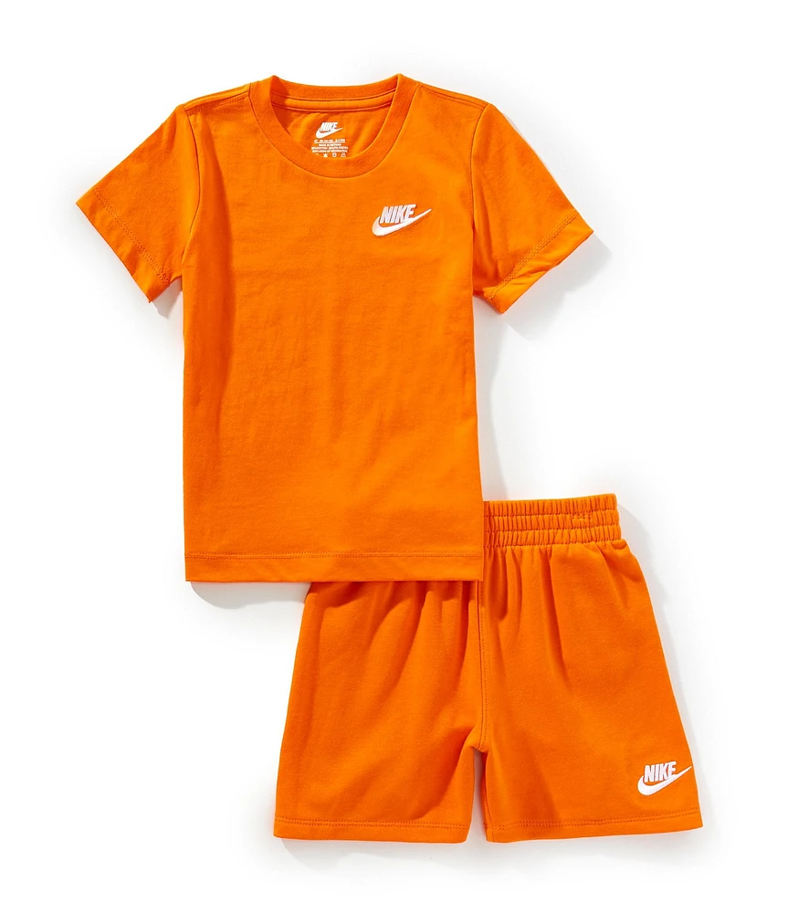 Nike Little Boys Club Jersey Short Sleeve T-Shirt & Shorts Set