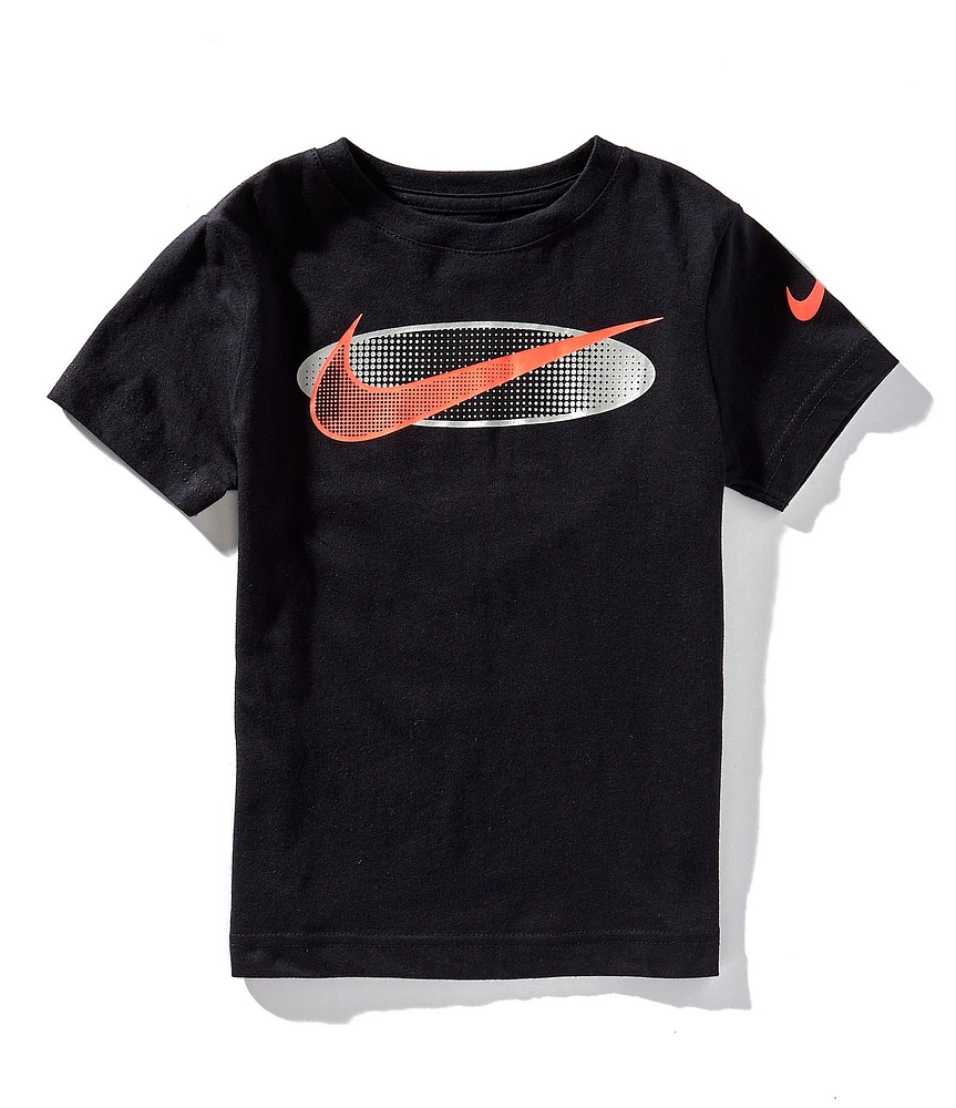 Nike Little Boys Short Sleeve Swoosh Logo T-Shirt