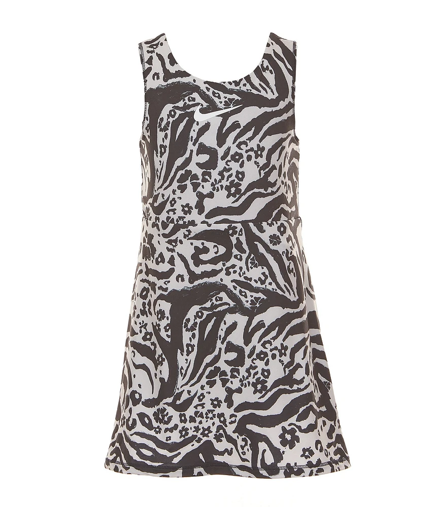 Nike Little Girls Sleeveless Wildflower Print Drop-Waist Dress