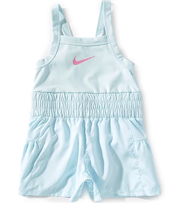 Nike Little Girls Sunny Swoosh Runsie Romper