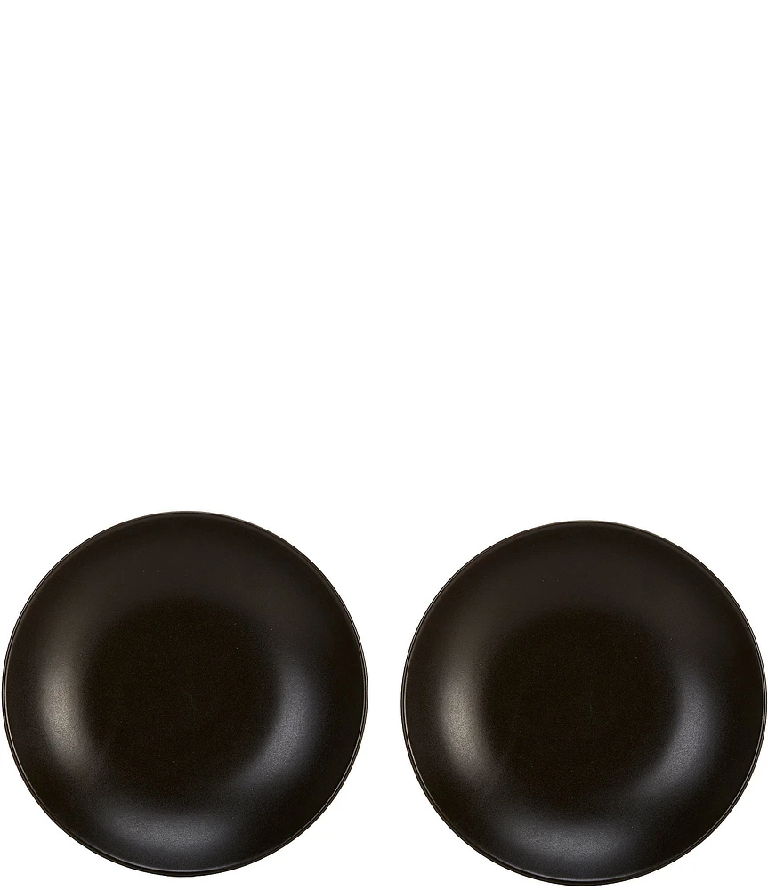 Noble Excellence Aria Glazed Coupe Soup Plates, Set of 2