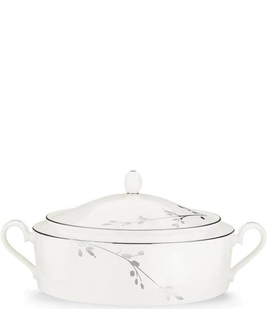 Noritake Birchwood Porcelain Covered Vegetable Bowl