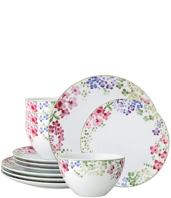 Noritake Bloomington Road 12-Piece Dinnerware Set