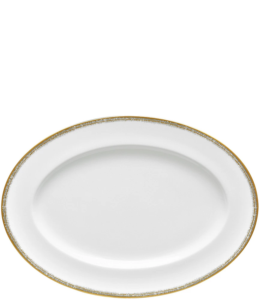 Noritake Haku Collection Oval Platter, 14#double;