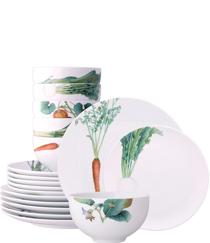 Noritake Kyoka Shunsai Collection 18-Piece Dinnerware Set, Service for 6