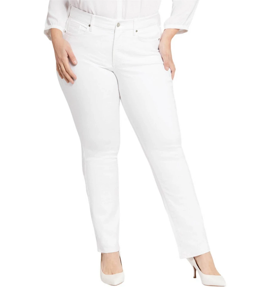 NYDJ Plus Size Marilyn Waist Match Straight Leg Denim Jeans