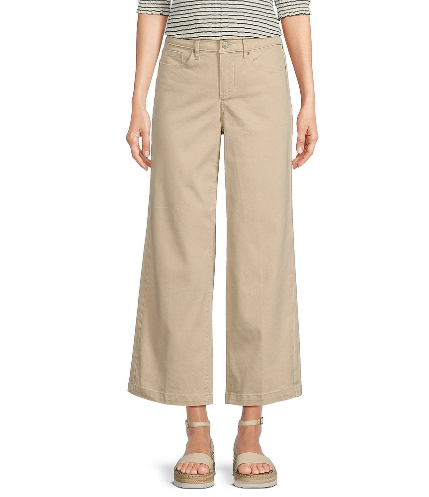 NYDJ Teresa Stretch Wide Leg Ankle Jeans