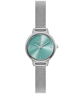 Olivia Burton Mini Quartz Analog Stainless Steel Mesh Bracelet Watch